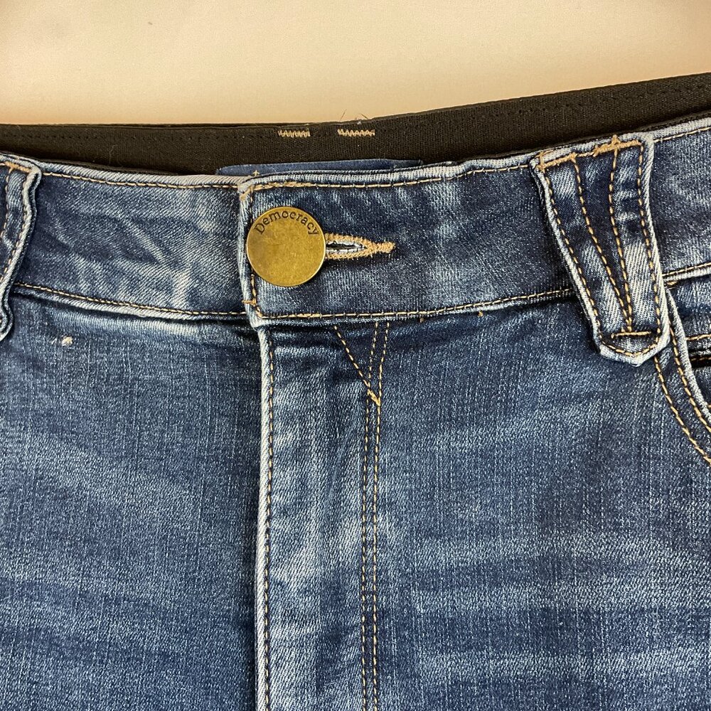 Democracy Absolution Jeans 16 Blue Distressed Sli… - image 5